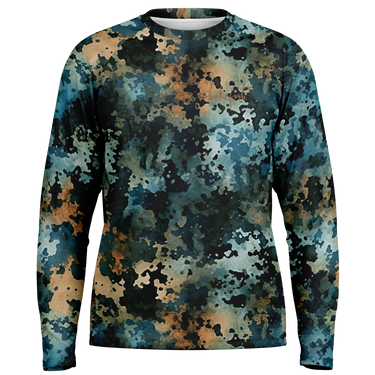 Chokefish™ Long Sleeve Every Day All Weather Acid-Wash Shirt Men's-002